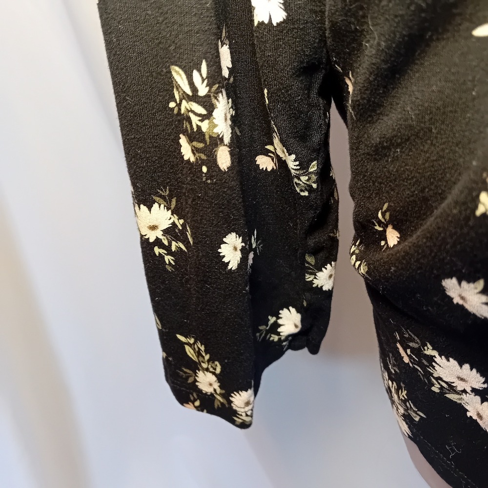 Déesse Lingerie Plus Size Button Down Sleep Top Floral Boho Cozy Loungewear 1X - Picture 11 of 16